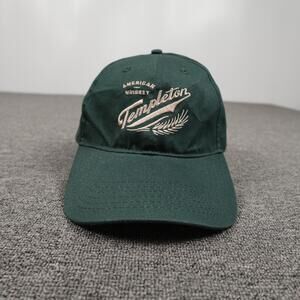 Apollo Templeton Whiskey Hat Cap Strap Back Mens One Size Green Twill Baseball